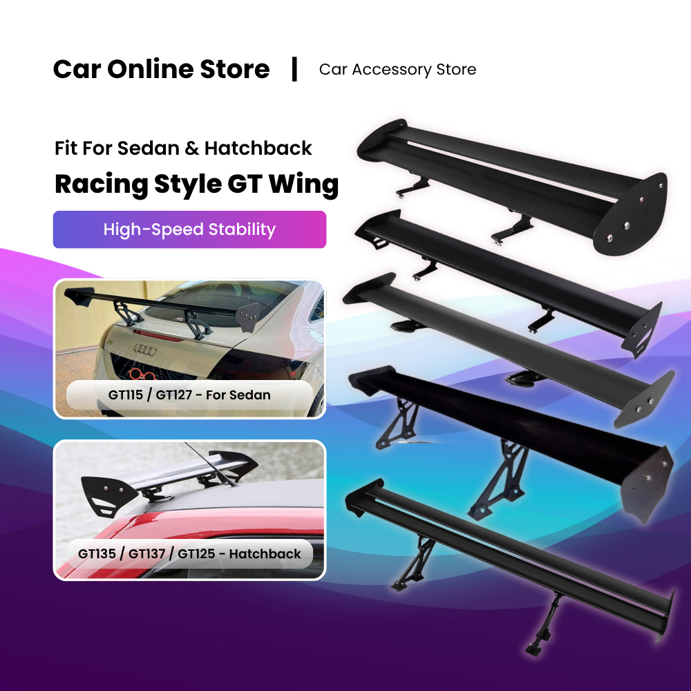 Universal Car Racing GT Spoiler Powder Coated Aerodynamics Design ...