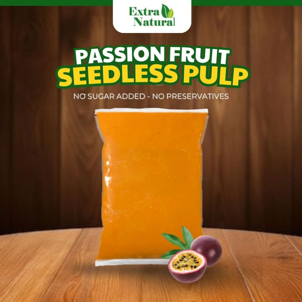 Frozen Passion Fruit Seedless Pulp 1kg [Markisa tanpa biji] (Please ...