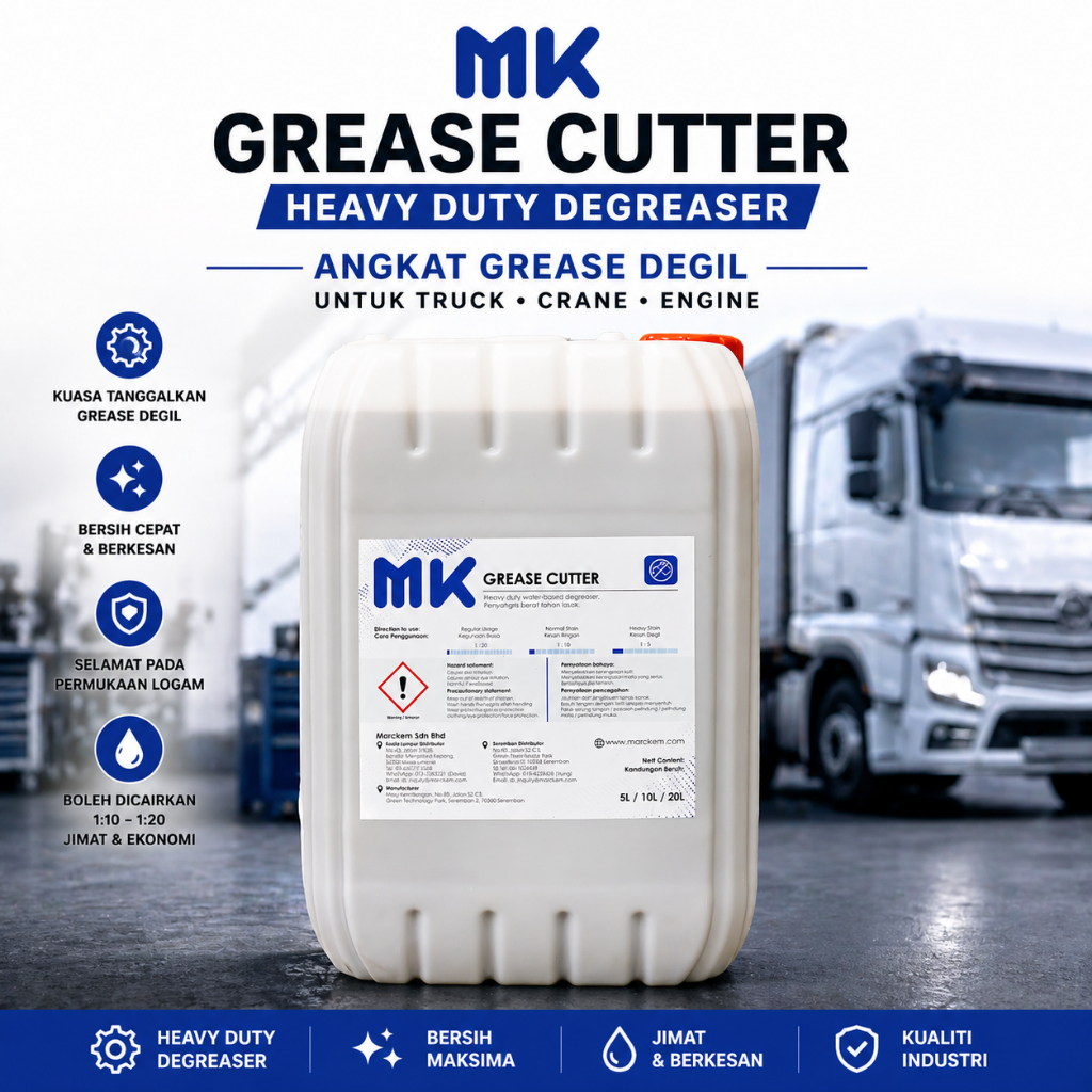 HEAVY DUTY MK GREASE CUTTER 5L ( ENGINE DEGREASER ) | Shopee Malaysia