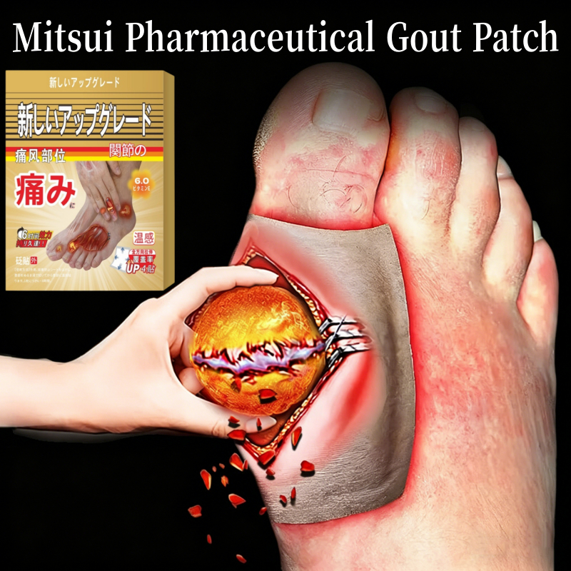 Mitsui Pharmaceutical gout joint dissolved patch Bengkak Sakit Sendi ...