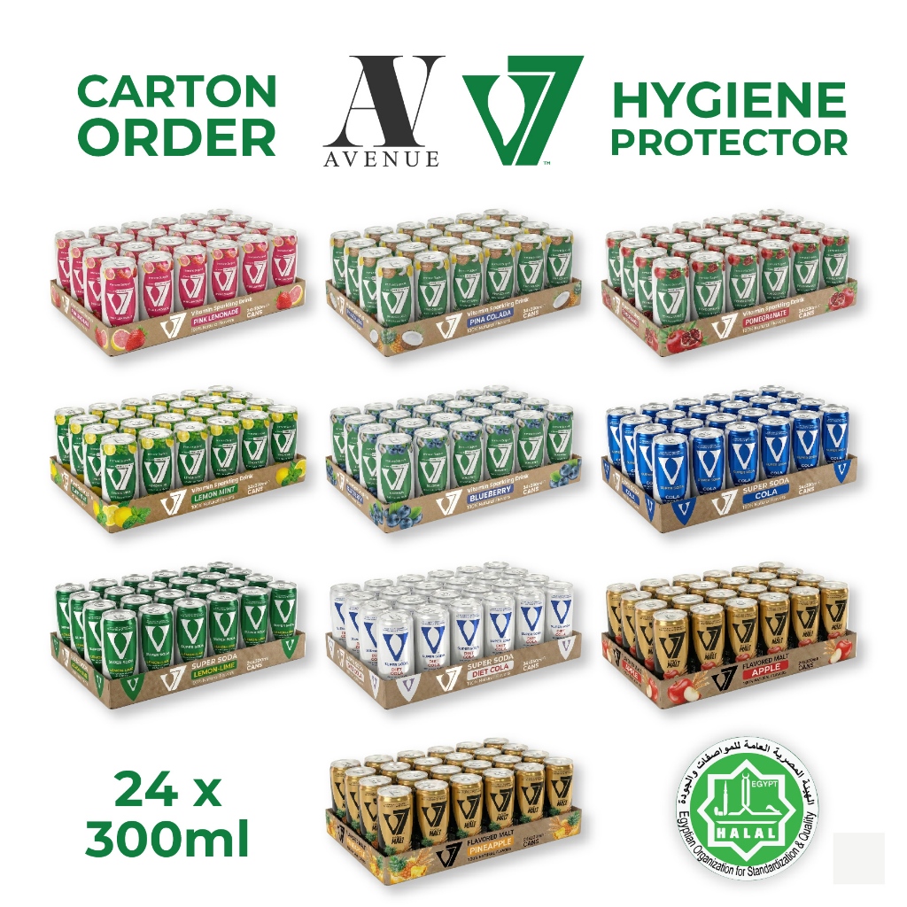 CARTON ORDER - V COLA / V SUPER SODA / V7 MALT – Healthy Vitamin ...
