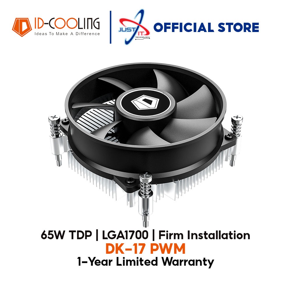 ID-COOLING DK-17 PWM CPU AIR COOLER ( COMPATIBLE FOR INTEL LGA1851 ...