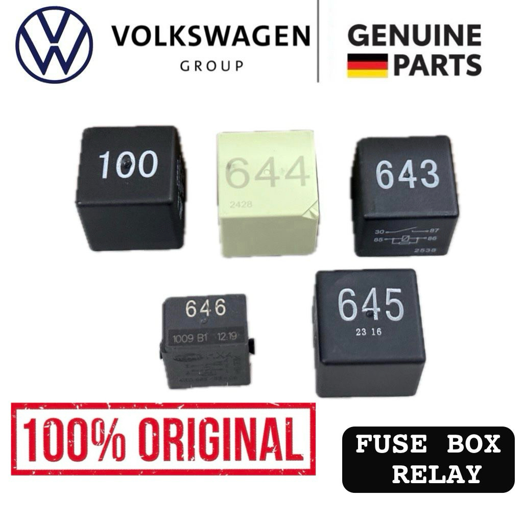 Volkswagen VW Golf Passat Jetta Polo Tiguan Sharan Beetle 100 Relay 643 ...