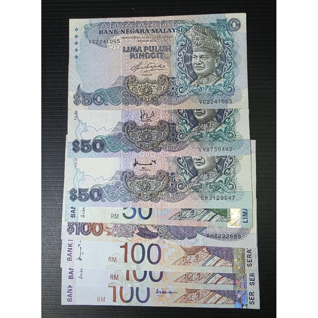 MALAYSIA OLD BANKNOTES‼️ RM50 & RM100 | Shopee Malaysia