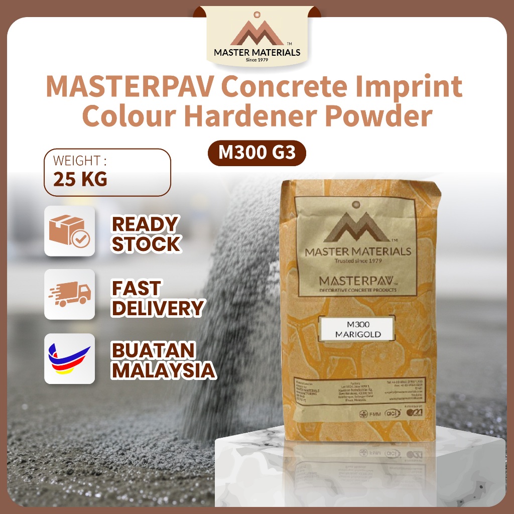 MASTERPAV Concrete Imprint Colour Hardener Powder M300 G3 (25kg ...