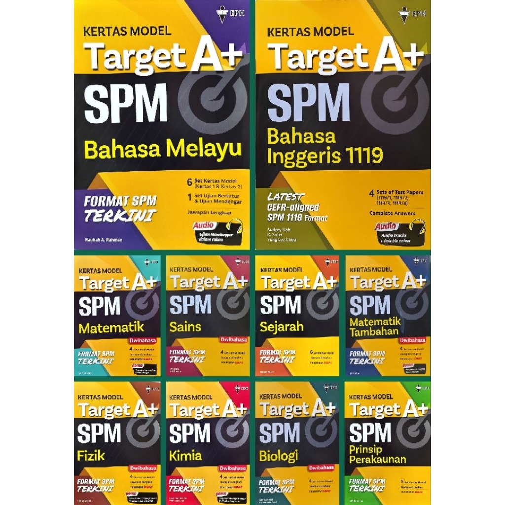 BUKU LATIHAN- KERTAS MODEL TARGET A+ SPM (FORMAT SPM TERKINI) EPH ...