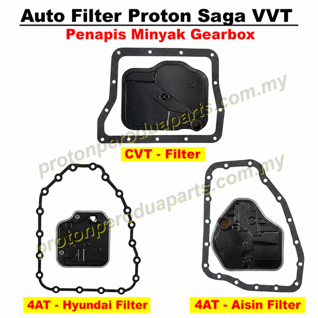 Auto Filter Gear Box - CVT / 4AT Hyundai / 4AT Aisin For Saga VVT ...
