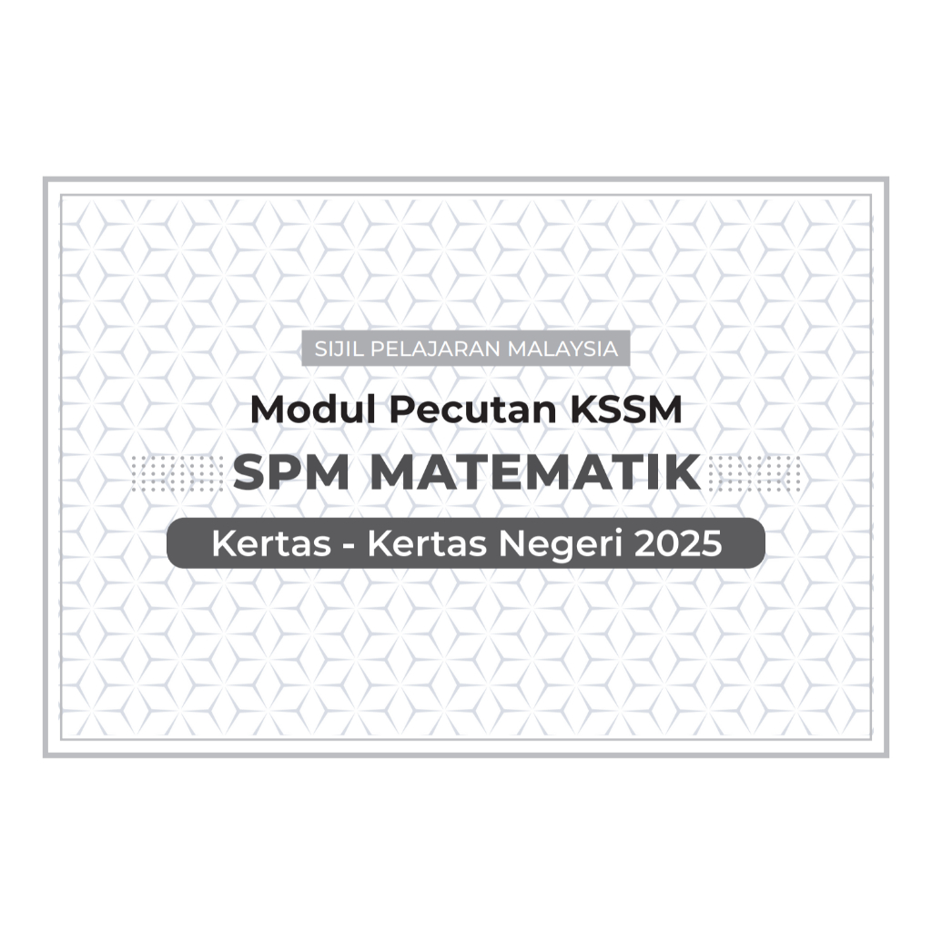 [LATEST 2025] KSSM SPM MATHS Trial Papers Module | Modul Pecutan SPM ...