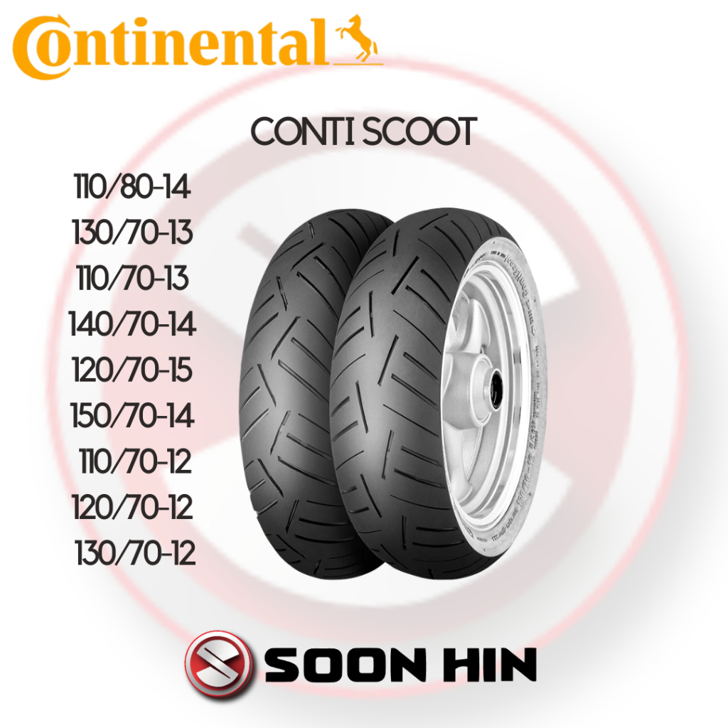 [READY STOCK] TYRE CONTINENTAL CONTI SCOOT TAYAR TAHUN (2025-2026 ...