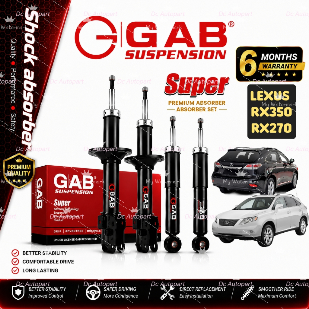 ORIGINAL GAB SUPER ABSORBER LEXUS RX350 RX270 AGL10 AGL15 GGL10 GGL15 ...