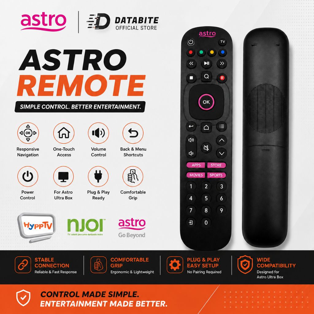 Astro Original Remote Control 15 in 1 Remote Control for Astro Ultra ...
