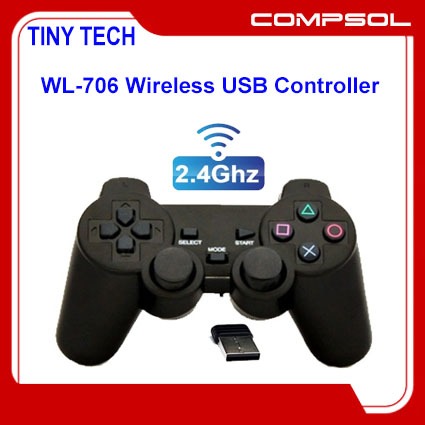 TinyTech GP-WL706 2.4G Wireless Vibration PC USB Controller | Shopee ...