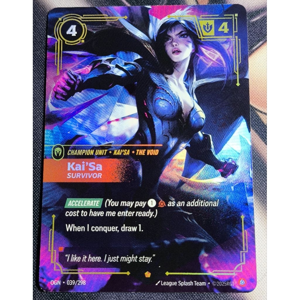Riftbound: League of Legends TCG RB-01 Origins 039/298 Kai'Sa