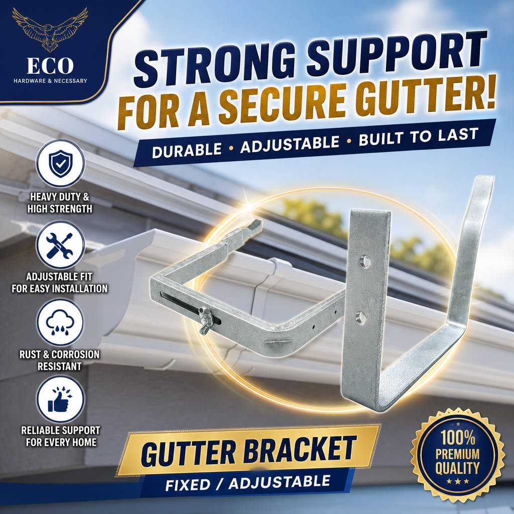 SAKURA Fixed Gutter Bracket Adjustable Gutter Bracket Gutter Rainwater ...
