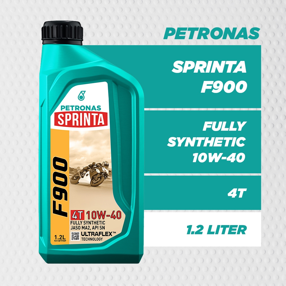 PETRONAS SPRINTA F900 4T 10W40 10W50 Fully Synthetic Engine Oil