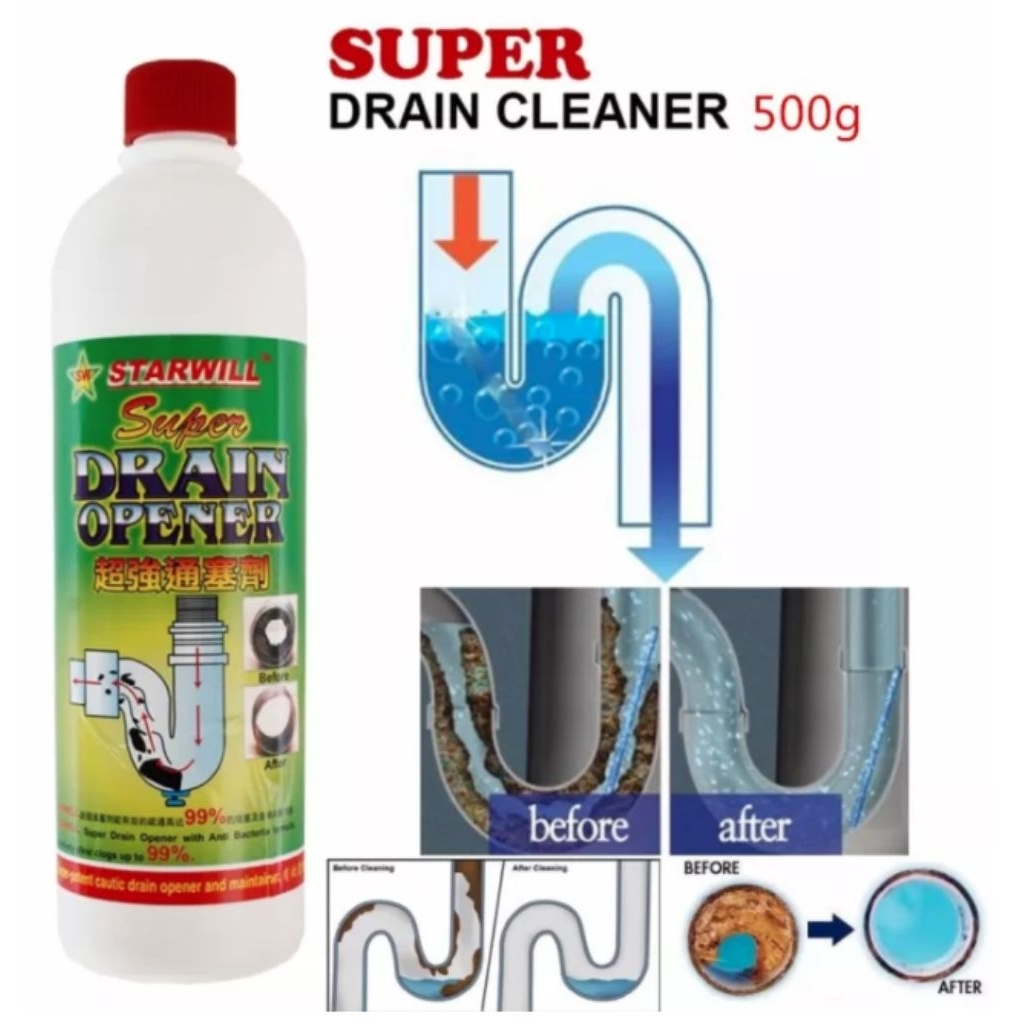 (700ml) Starwill DOA Drain Opener Clog Remover | Shopee Malaysia