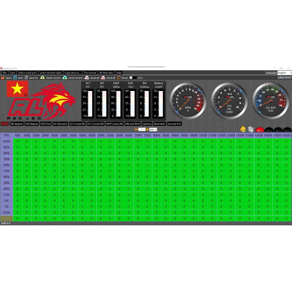 SOFTWARE RED LEO ECU CDI MAPPING SOFTWARE REDLEO DIGITAL DOWNLOAD ...