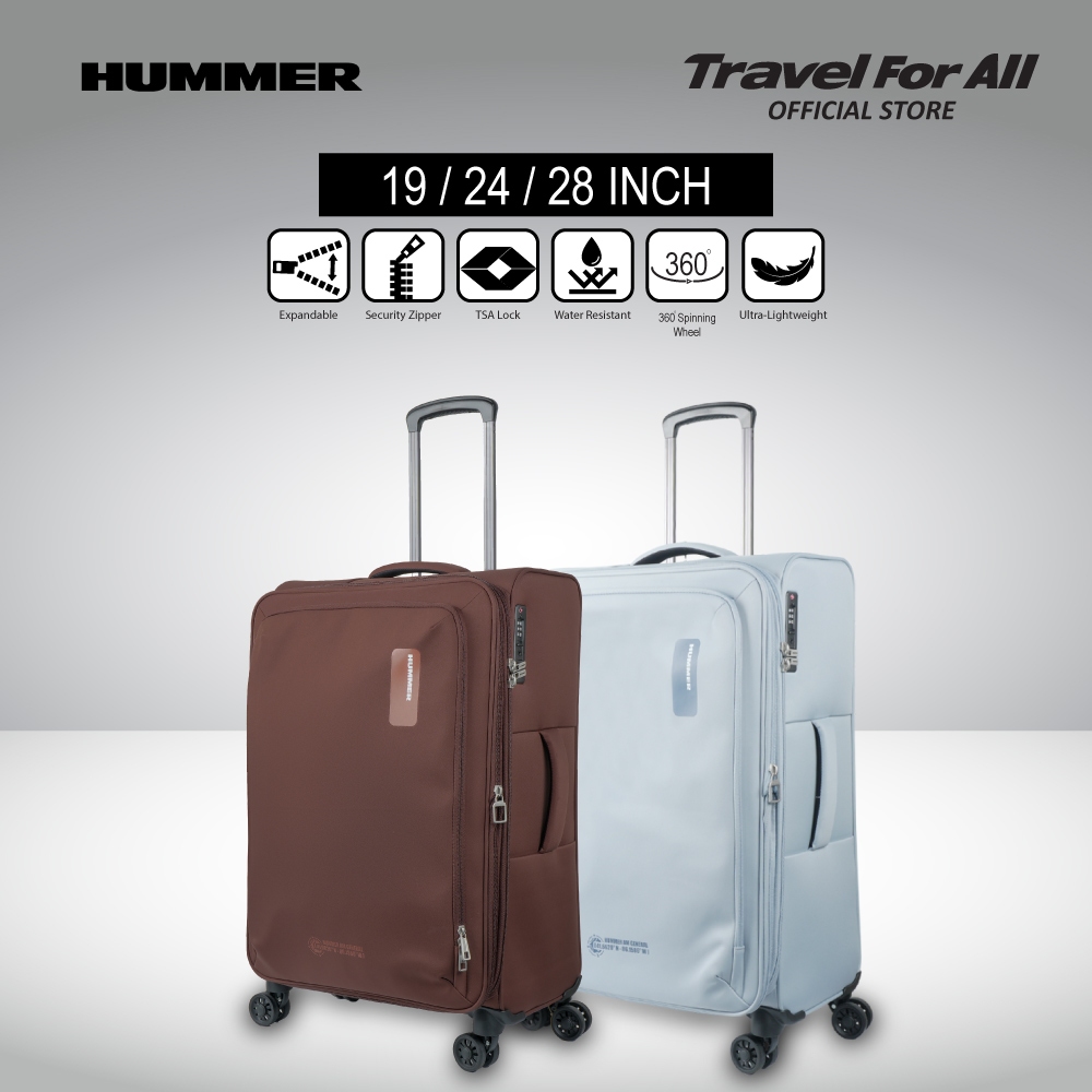 HUMMER MOVEON SOFT LUGGAGE-13750919-24-28 | Shopee Malaysia