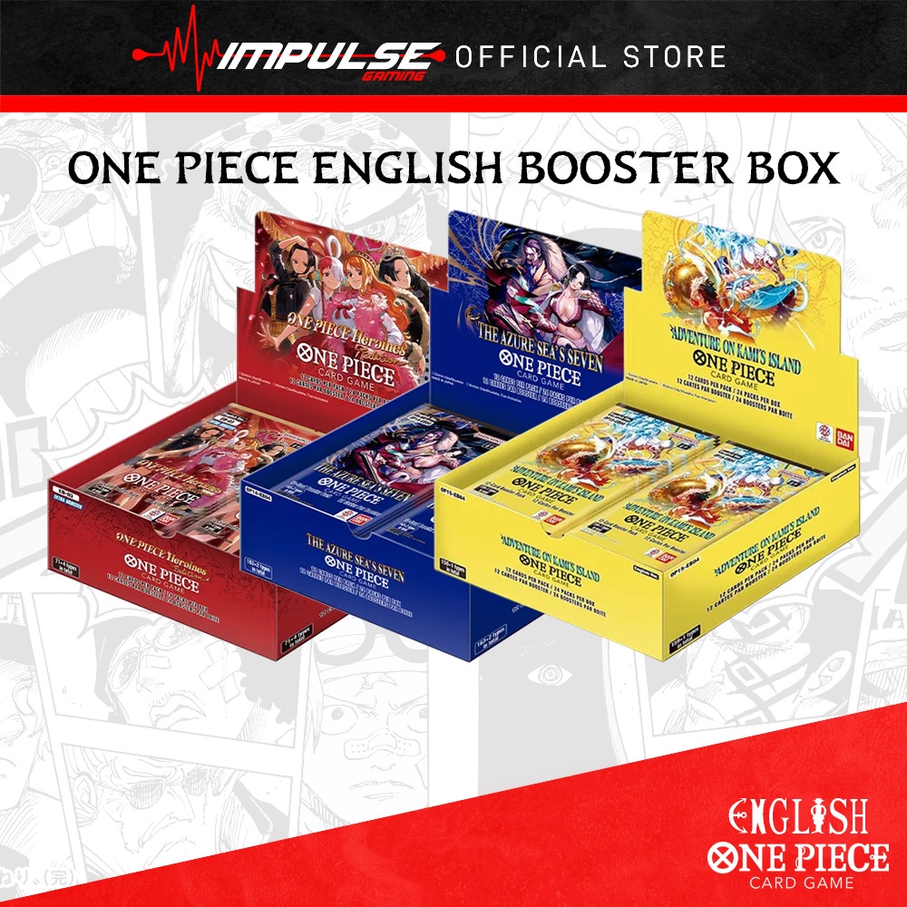 One Piece TCG [ENGLISH]: Booster Box OP15 Adventure Kami’s Island, OP14 ...