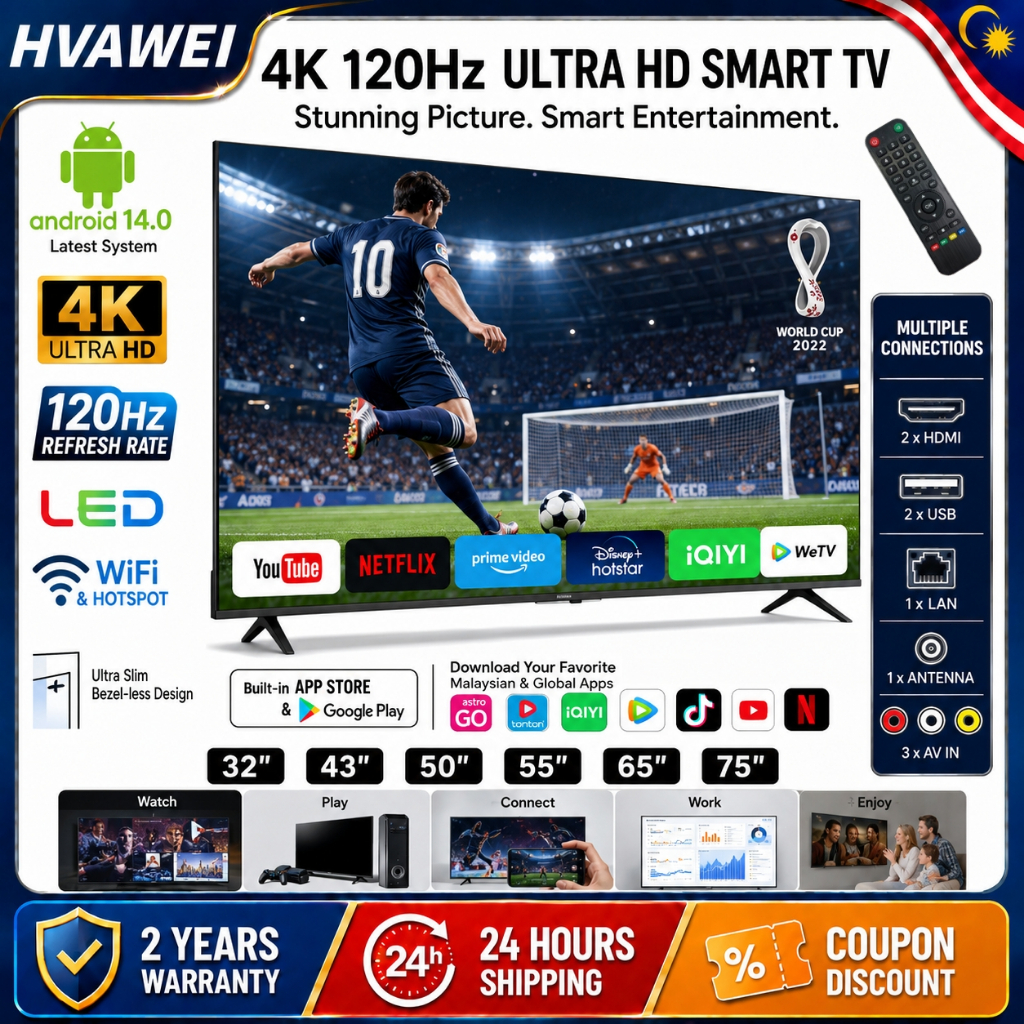 Buy 75 inch tv Online With Best Price, Aug 2026 | Shopee Malaysia