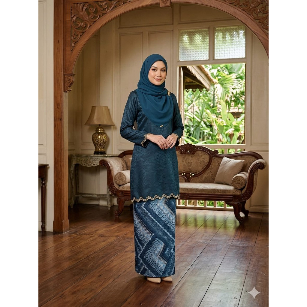 Teal Blue Raya: Baju & Aksesori Kemas | Shopee MY