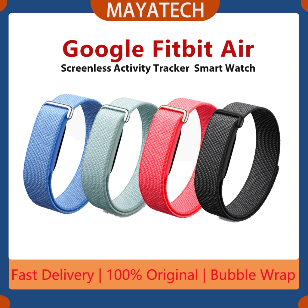 Google Fitbit Air Screenless Fitness Tracker Heart Rate Sleep Monitor 7 ...