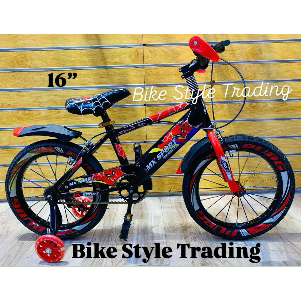 BASIKAL BUDAK / Basikal 16inch /BASIKAL SPIDERMAN / BICYCLE KIDS ...