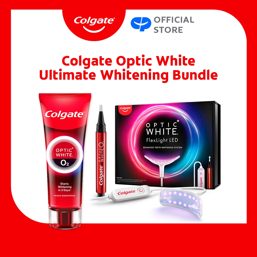 [Dday only] Colgate Optic White FlexLight LED Advanced Teeth Whitening ...