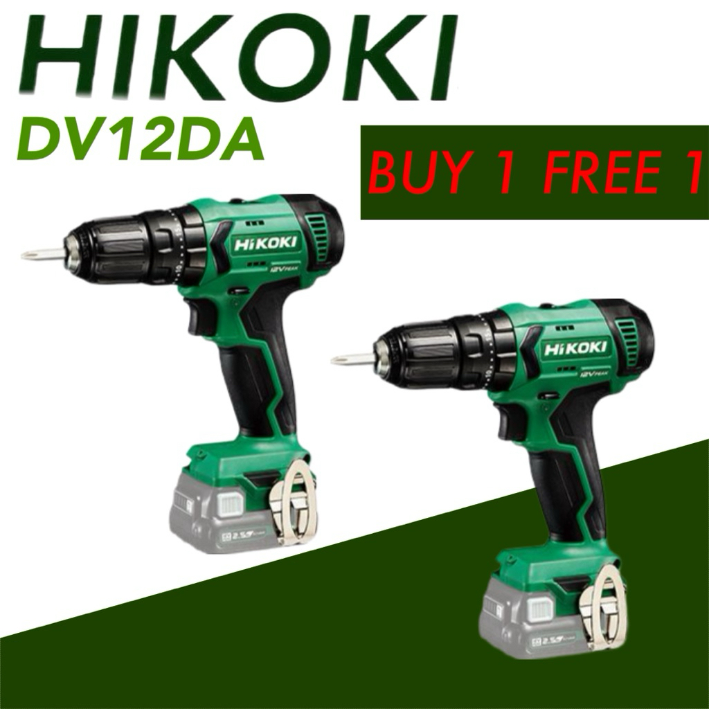 HIKOKI DV12DA (SOLO) 12V CORDLESS IMPACT DRIVER DRILL (BRUSHED MOTOR ...