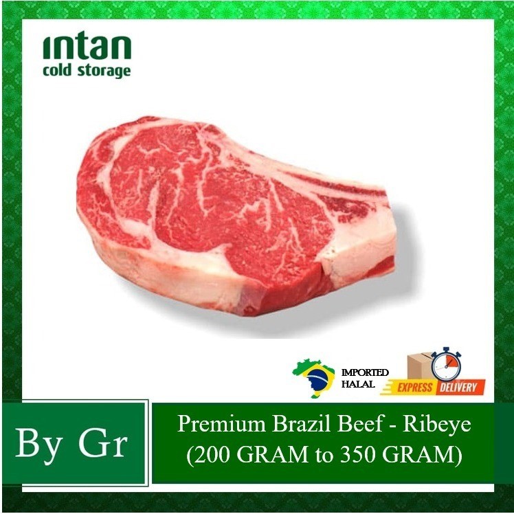 Premium Brazil Beef - Ribeye (150GRAM to 350 GRAM) | Shopee Malaysia