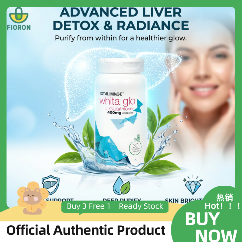 l glutathione 美白 buy 3 free 1]【护肤美白MICAREE 】EXP 08/2028 Total Image White Glo 400mg 30 vegetable capsules 焕发美白 MOCELL Glutathione Injection 600mg Bottle:3 Bottle Spray Reship DE-S
