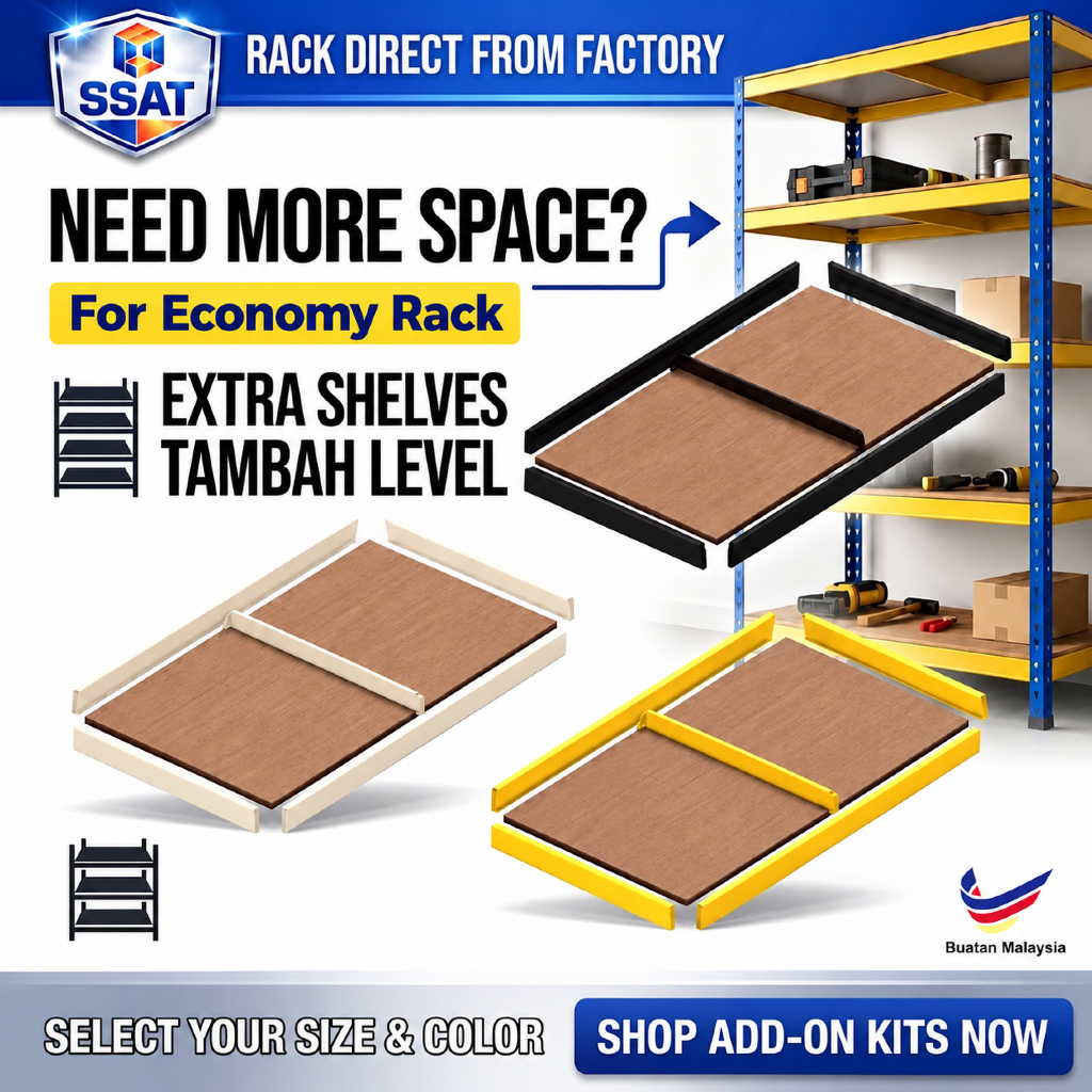 BOLTLESS RACK EXTRA LEVEL, EXTRA SHELVES, METAL RACK, STORAGE RACK ...