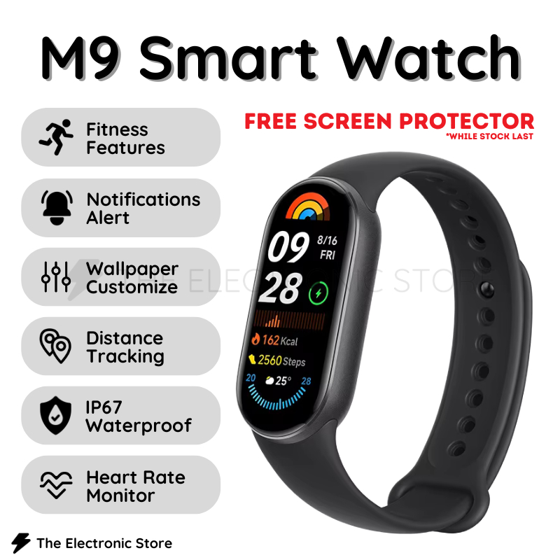 M5 / M6 / M7 / M8 / M9 Smart Watch Heart Rate Blood Pressure Fitness Tracker Sport Waterproof Smart Band 5 Bracelet