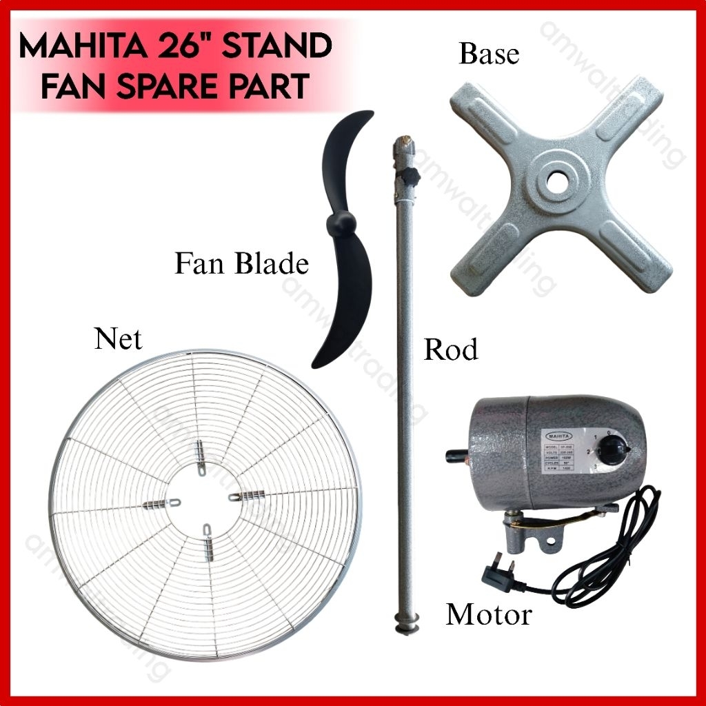 SPARE PART INDUSTRIAL STAND FAN 26