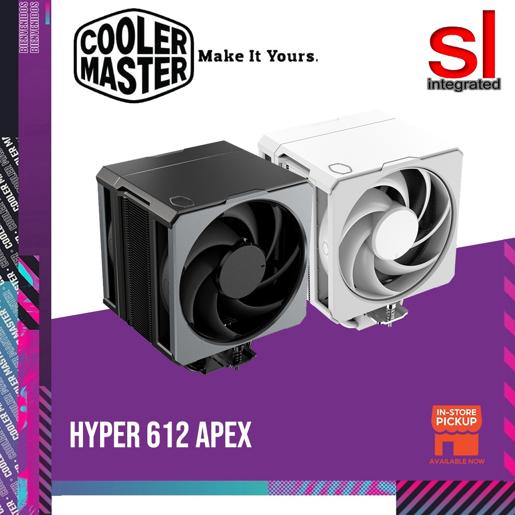 Cooler master Hyper 612 Apex CPU Air Cooler -Black/White | Shopee Malaysia