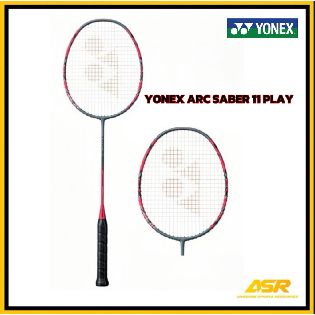 Yonex Badminton Racket ARC SABER 11 PLAY / ARC SABER 7 PLAY ( FREE TALI ...