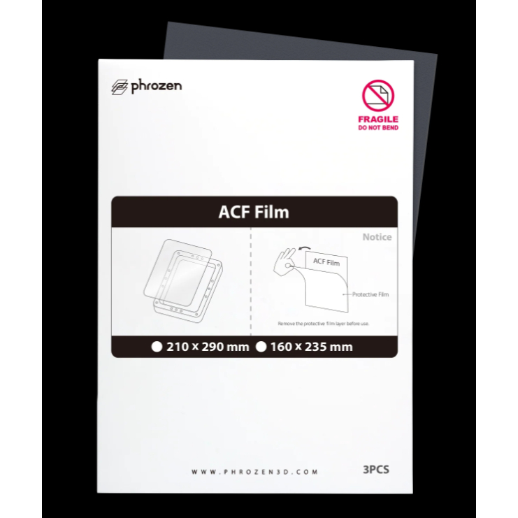 Phrozen Spare Parts ACF film, 160x235mm(3pcs in 1pack) - [Mini] 3D Printer