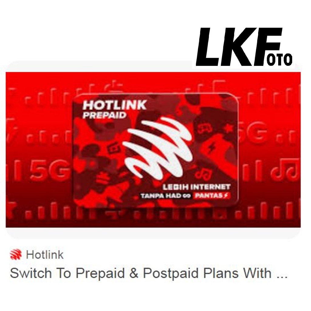 MAXIS HOTLINK RED & SUPERRR PREPAID WITH 4G HIGH SPEED NETWORK | Shopee ...