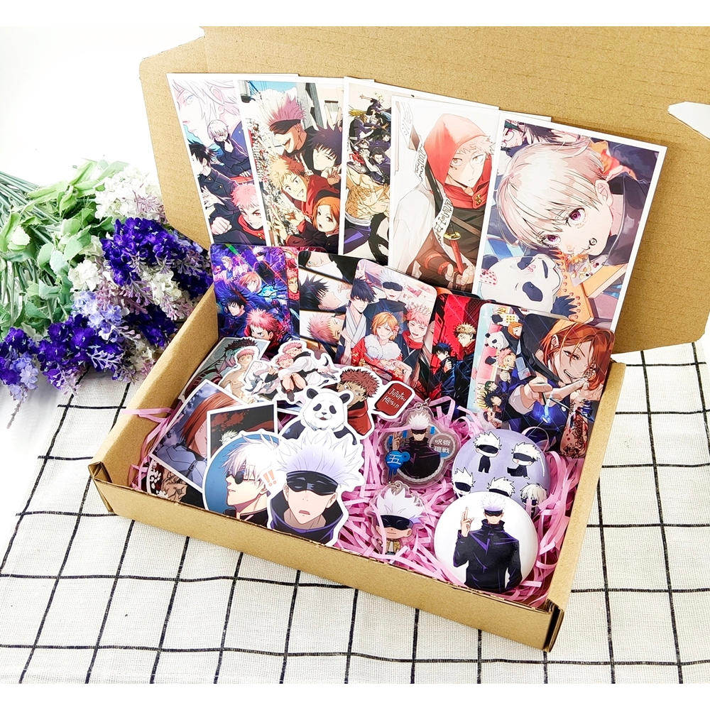 GOJO Jujutsu Kaisen Anime GIFT BOX Birthday Gift Set Present Hadiah ...