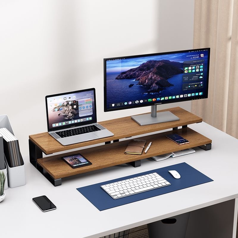 Heightened Computer Stand Support Desktop Storage Rack Laptop Holder ...