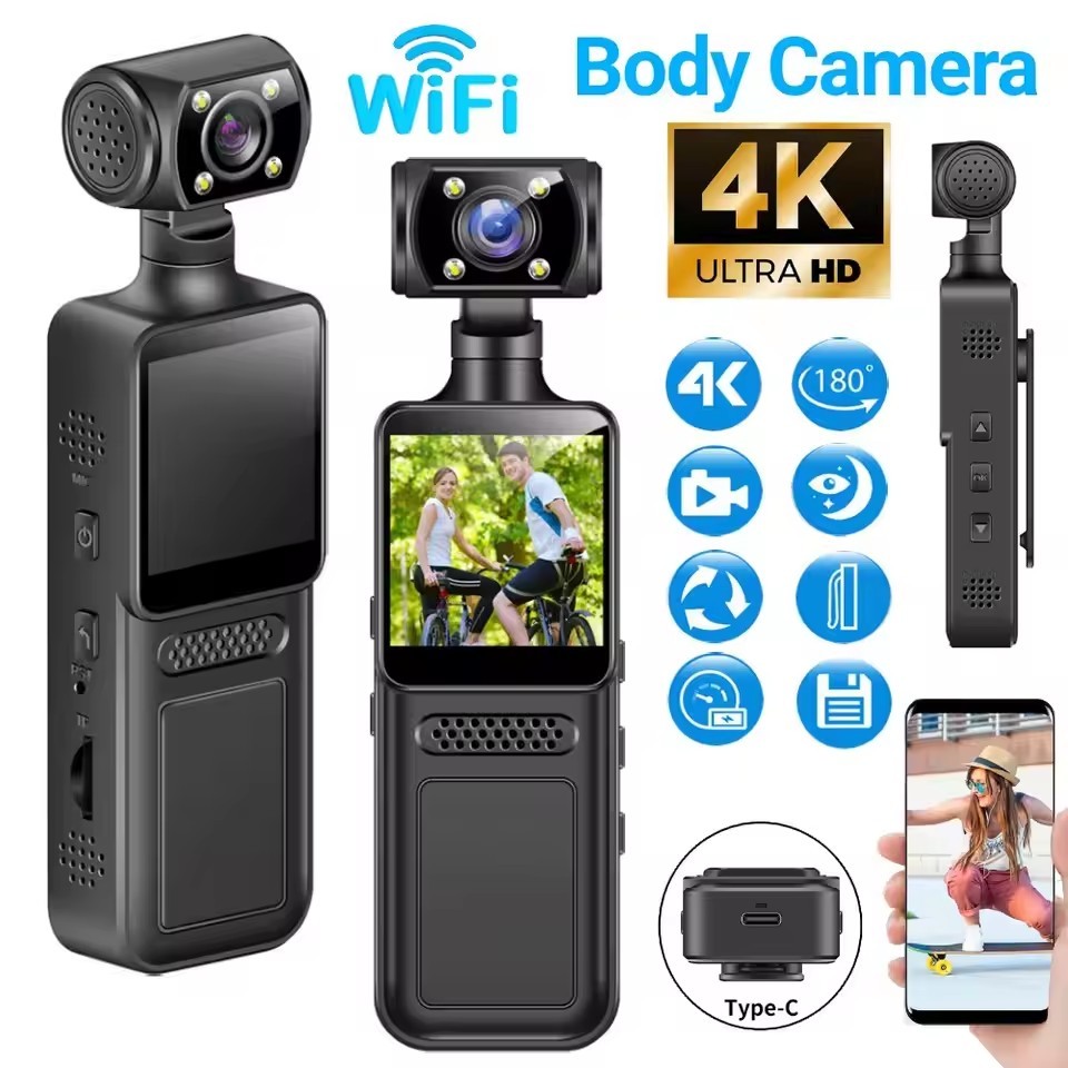 HD 4K New Wifi Mini Camera Motion detection Action Camera Portable ...