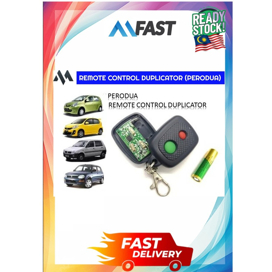 REMOTE CONTROL DUPLICATOR (PERODUA) / PERODUA KEY REPLACEMENT | Shopee ...