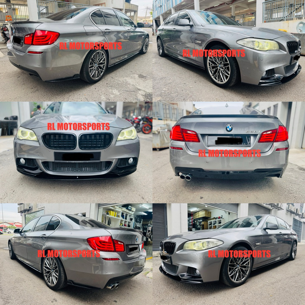 BMW F10 Msport Mperformance front side rear skirt lip diffuser boot ...