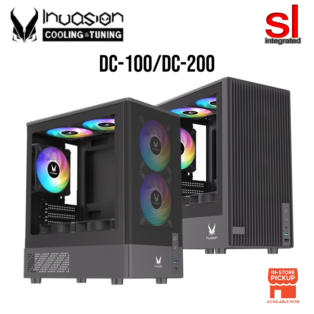 Invasion DC-100/DC-200/DC-300 M-ATX Casing (With Aurora Fan） | Shopee ...