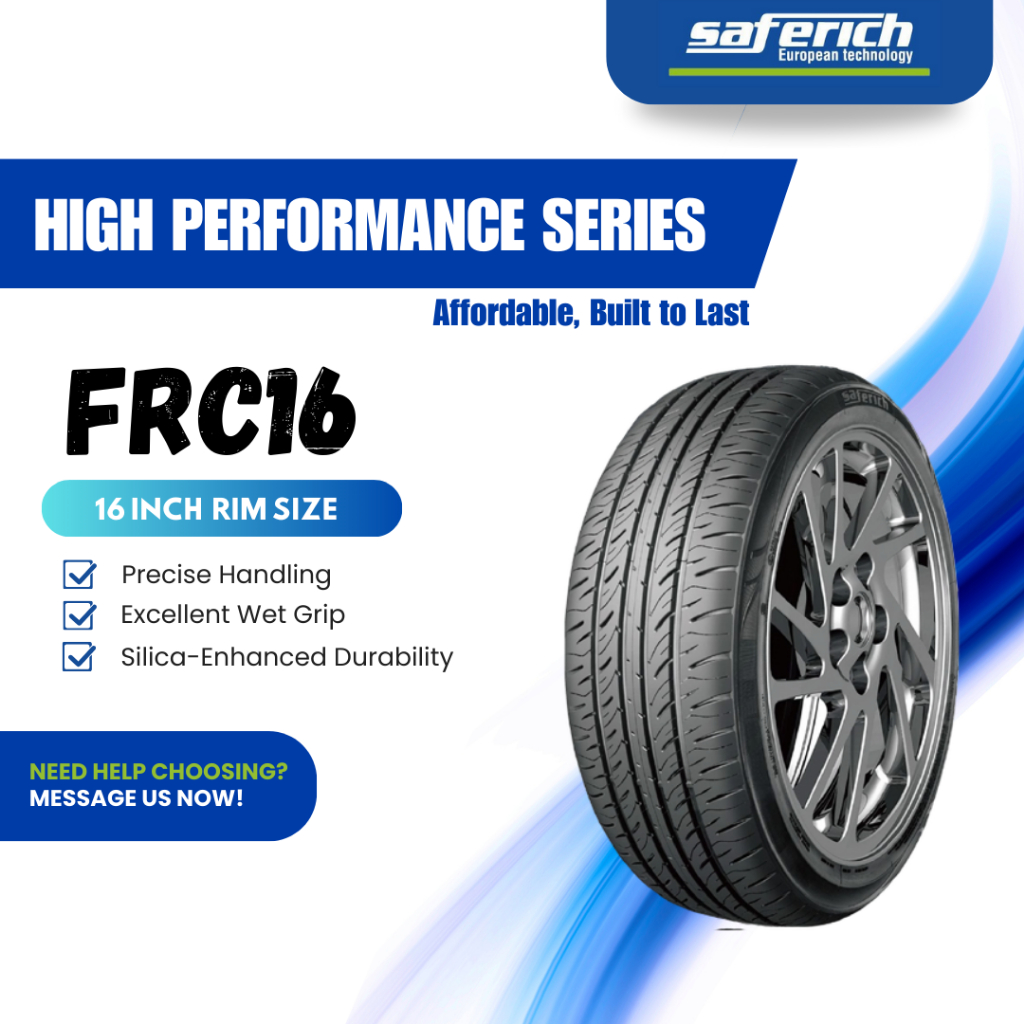Saferich HP FRC16 R13 | 175/70/13 Tyre | Proton Saga/ Wira/ Satria ...