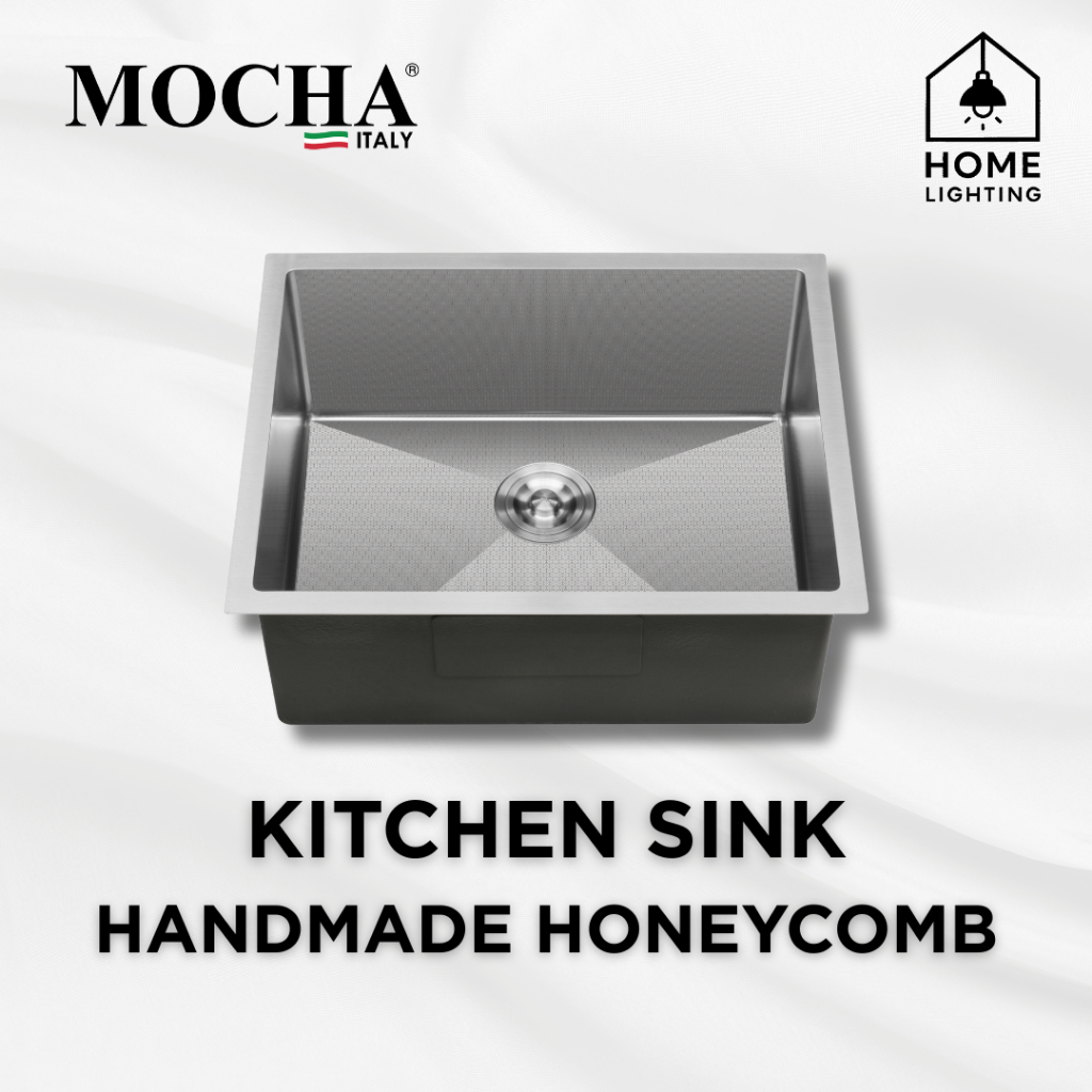 MOCHA Kitchen Sink HONEYCOMB MKS9502-SS Food Grade SUS304 Stainless ...
