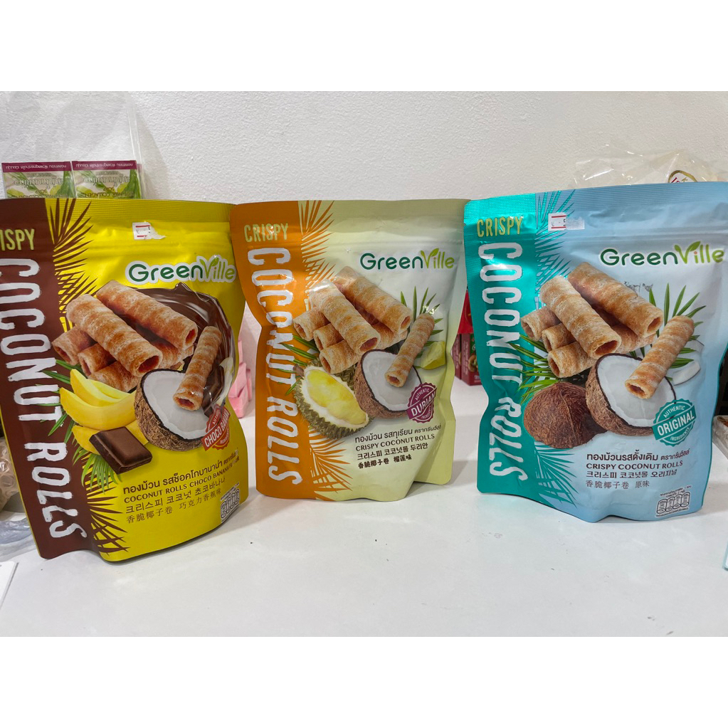 Crispy coconut rolls 70g | Shopee Malaysia