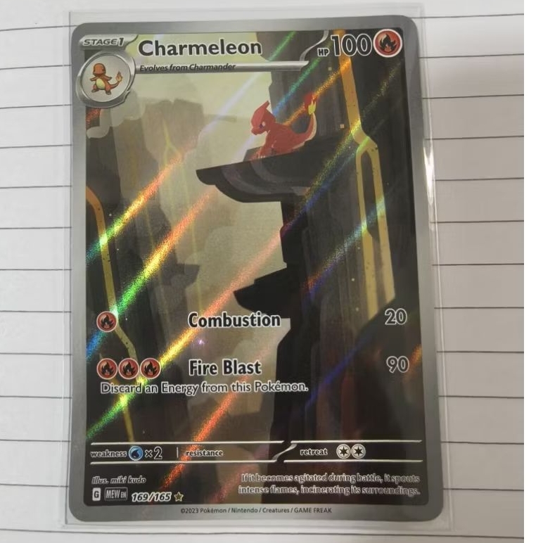 Pokemon Card TCG [ Charmeleon 169/165 ] Original English #code123 ...