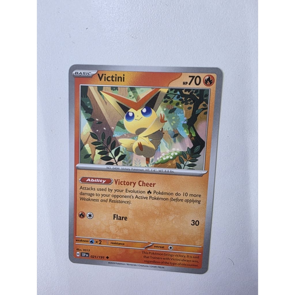 Pièce De Monnaie Pokémon TCG Victini (rouge) – Accessoire Officiel Pour Le Jeu De Cartes