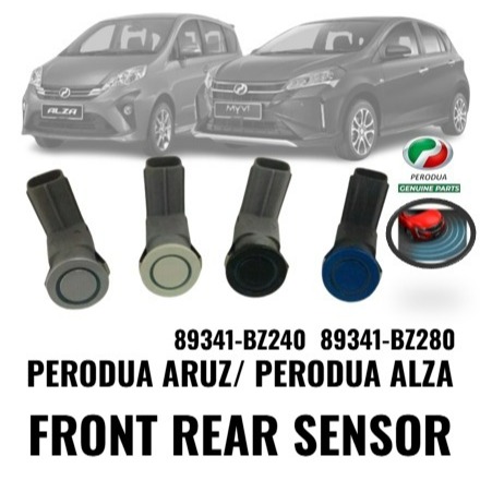 Sensor Belakang Depan Perodua Alza Aruz Reverse Parking Warning Bumper ...